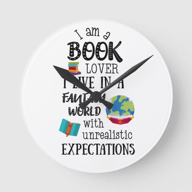 Book Lover Clock (Front)