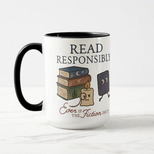 Book Lover Coffee Cup | Literary Gift (Left)