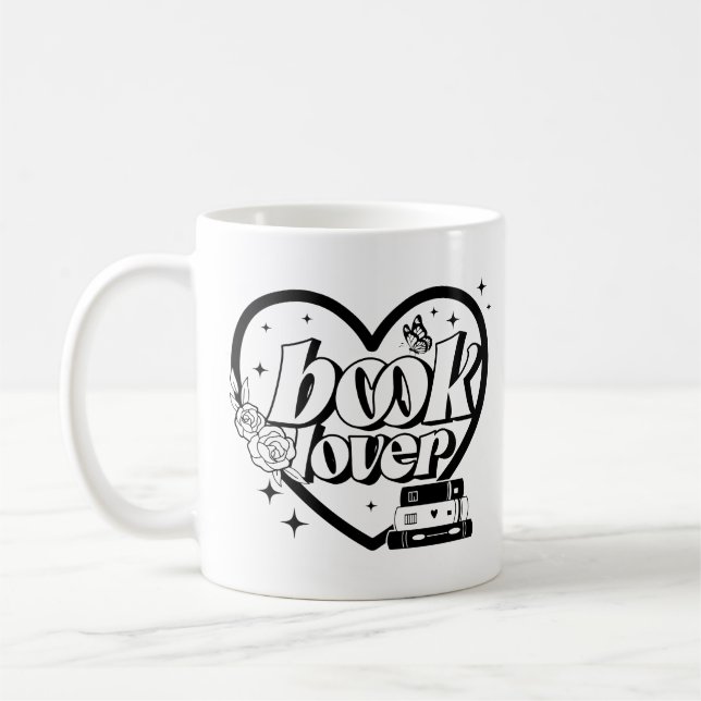 Book Lover Coffee Mug (Left)