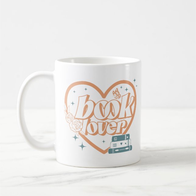 Book Lover Coffee Mug (Left)