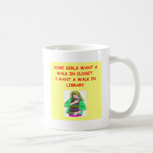 book lover coffee mug
