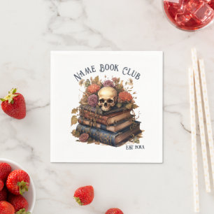 Book Lover, Custom Book Club Napkin