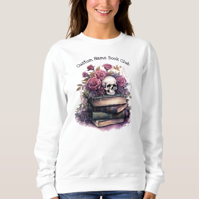 Book Lover, Custom Book Club Sweatshirt (Front)