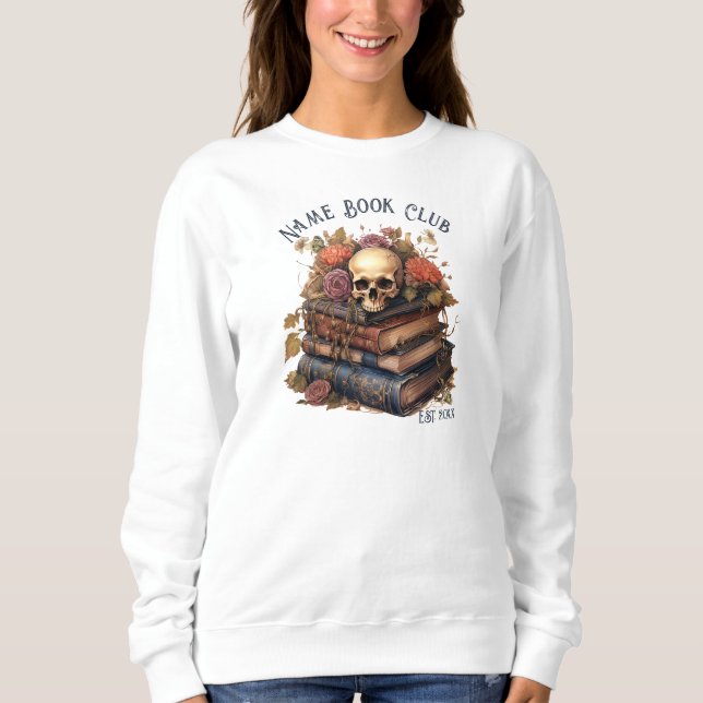 Book Lover, Custom Book Club Sweatshirt (Front)
