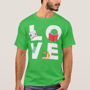 Book Lover Cute Book Reading Nerd T-Shirt