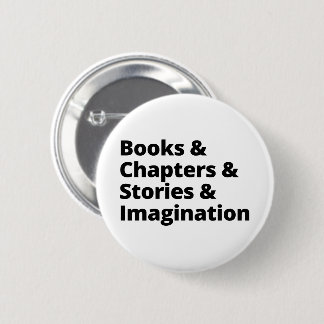 Book Lover Design 6 Cm Round Badge