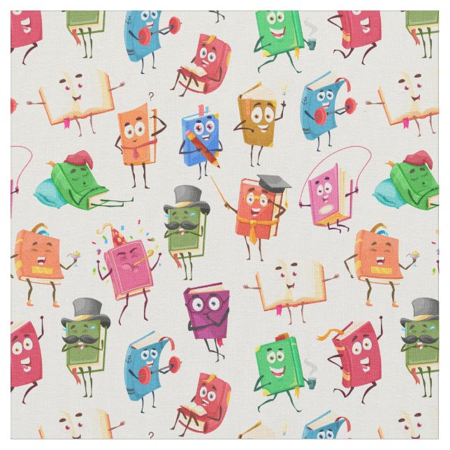 book lover fabric (Close Up)
