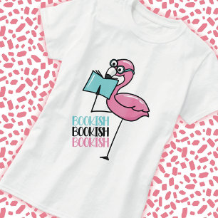 Book Lover Flamingo T-Shirt