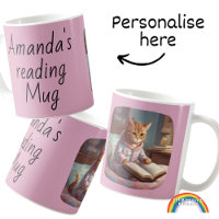 Book lover friend gift booklovers cat