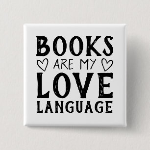 Book Lover Funny Bookish Saying 15 Cm Square Badge