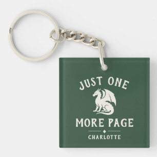 Book Lover Funny Saying Fantasy Reader Key Ring