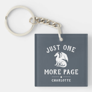 Book Lover Funny Saying Fantasy Reader Key Ring