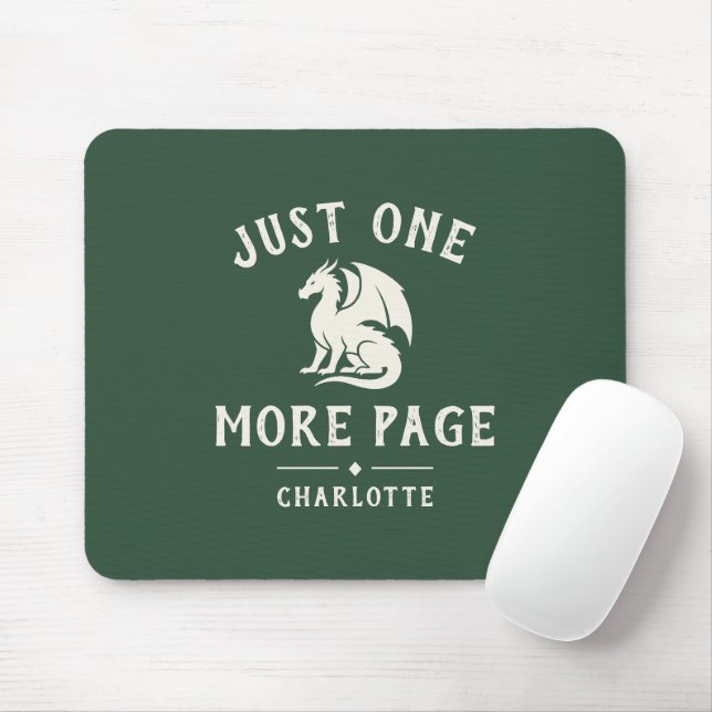 Book Lover Funny Saying Fantasy Reader Mouse Pad (With Mouse)