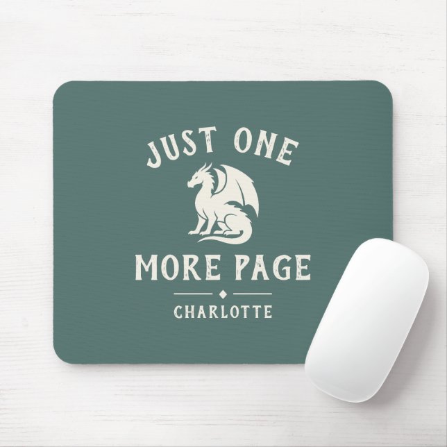 Book Lover Funny Saying Fantasy Reader Mouse Pad (With Mouse)
