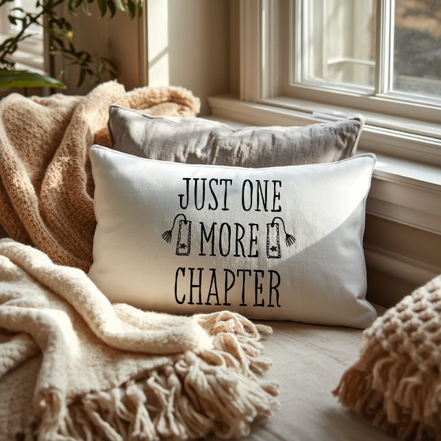 Book Lover Funny Saying  Lumbar Cushion (Creator Uploaded)