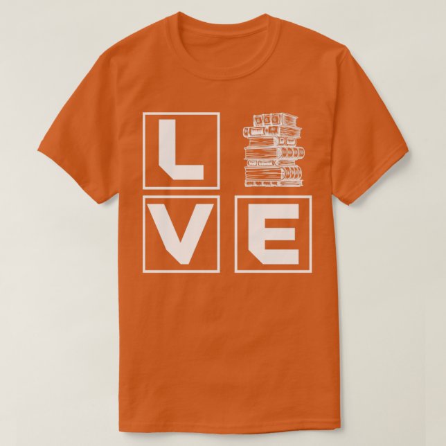 Book Lover Gift Bookworm Reading T-Shirt (Design Front)