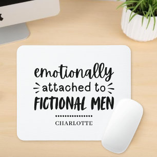 Book Lover Gift Funny Bookish Saying Personalised Mouse Pad
