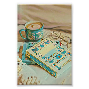 Book lover gift photo print
