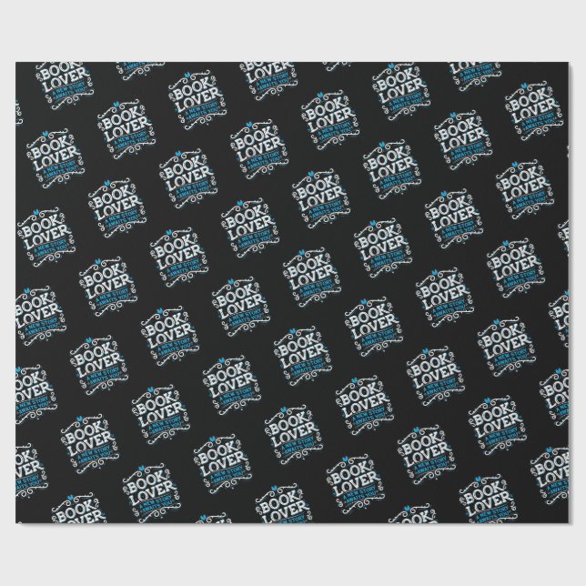 Book Lover Gift Wrapping Paper (Flat)