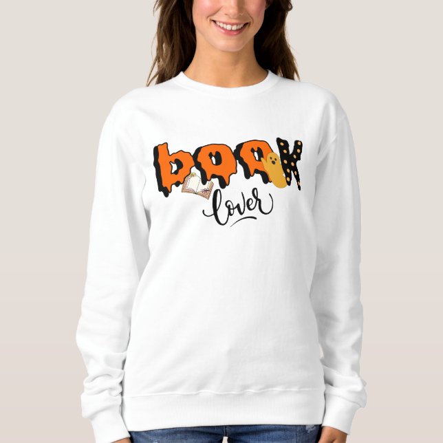 Book Lover Halloween  Sweatshirt (Front)