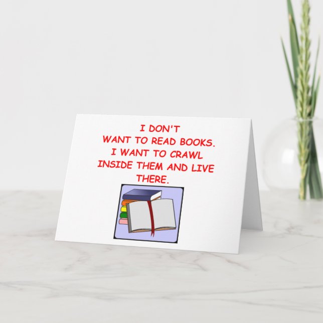 book lover holiday card (Front)