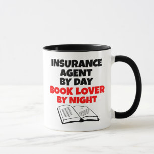 Book Lover Insurance Agent Mug