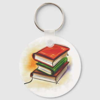 Book Lover Key Ring