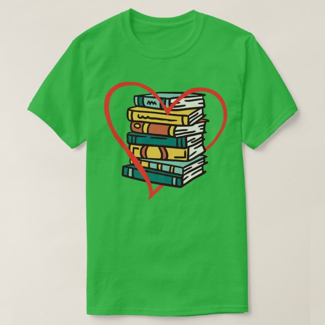Book Lover Librarian Reading Bookworm Reader  T-Shirt (Design Front)