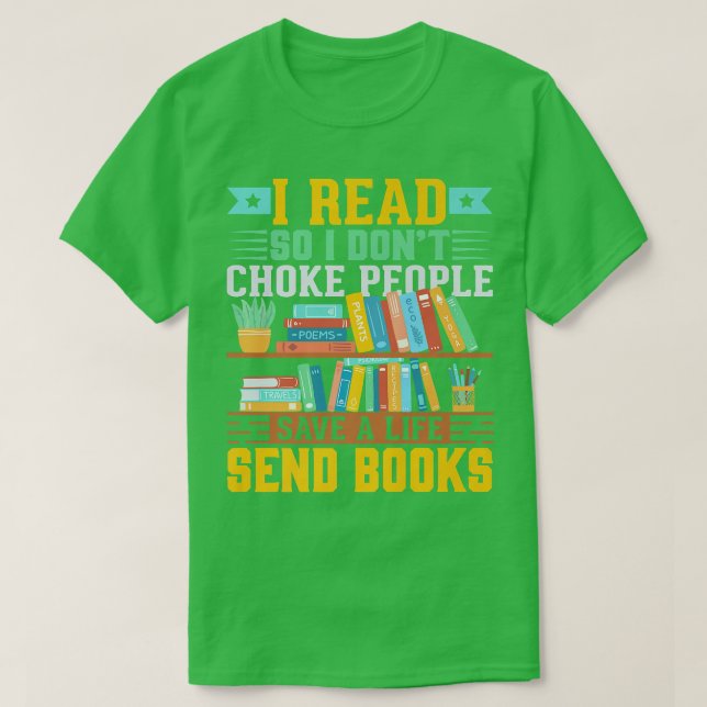 Book Lover Library Pun Book Reading Tet Design  T-Shirt (Design Front)