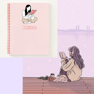 Book lover 📙💗🌸 Notebook