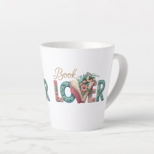 Book Lover Pastel Latte Mug