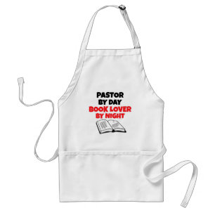 Book Lover Pastor Standard Apron