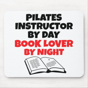 Book Lover Pilates Instructor Mouse Pad