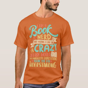 Book Lover Quote Bookworm Pun Book Reading Text De T-Shirt