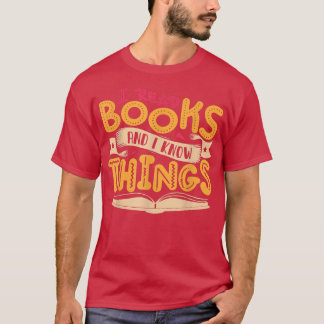 Book Lover Quote Librarian Pun Book Reading Text D T-Shirt