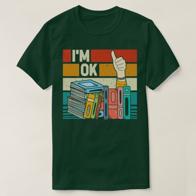 Book Lover  Reader  Bookworm  T-Shirt (Design Front)