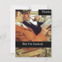 Book Lover Reader Thanks But I'm Booked