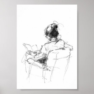 Book Lover Reading Moment – Cosy Reader Poster
