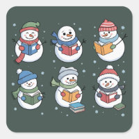 Book Lover Snowman Reading Gift Teacher Winter 