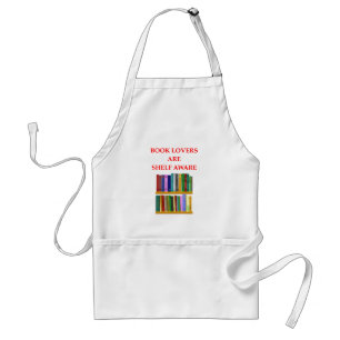 book lover standard apron