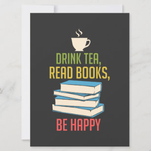 Book Lover - Tea Books Happy
