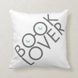 Book Lover Throw Pillow