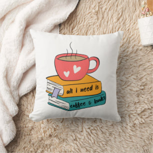 Book Lover Throw Pillows