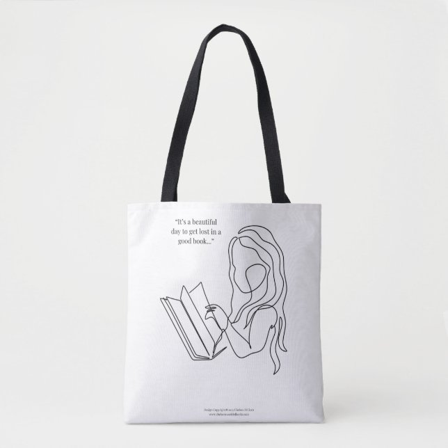 Book Lover Tote  Bag (Front)