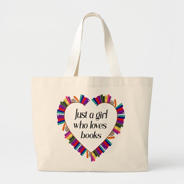 Book Lover Tote Bag (Front)