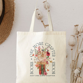 Book Lover Tote, Library Book Bag