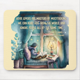 Book Lovers Are Masters of Multitasking  Mouse Pad
