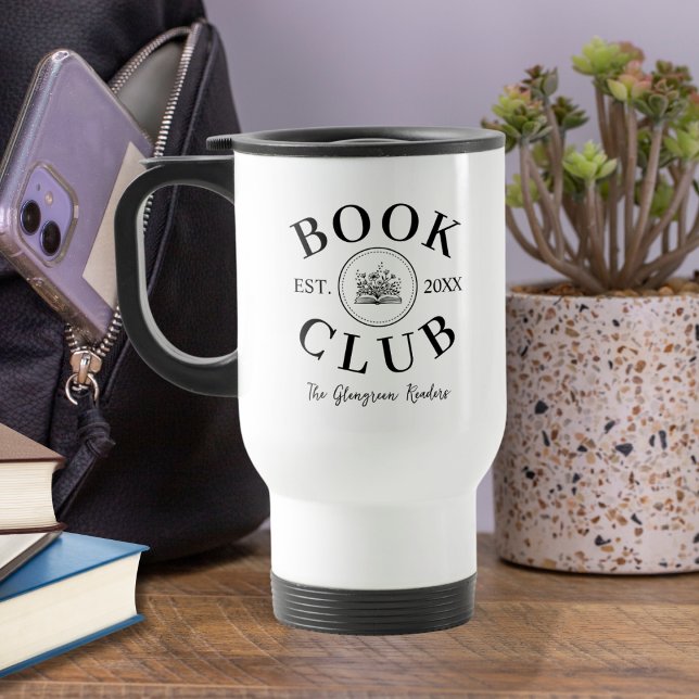 Book Lovers Book Club Personalised Travel Mug (Creator Uploaded)