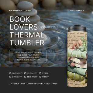 Book Lovers Bookish Thermal Tumbler