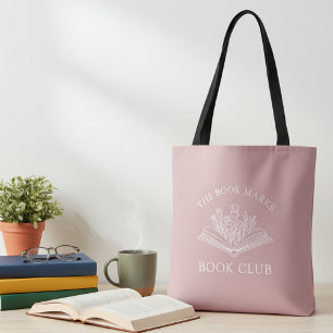 Book Lover's Club Name  Tote Bag